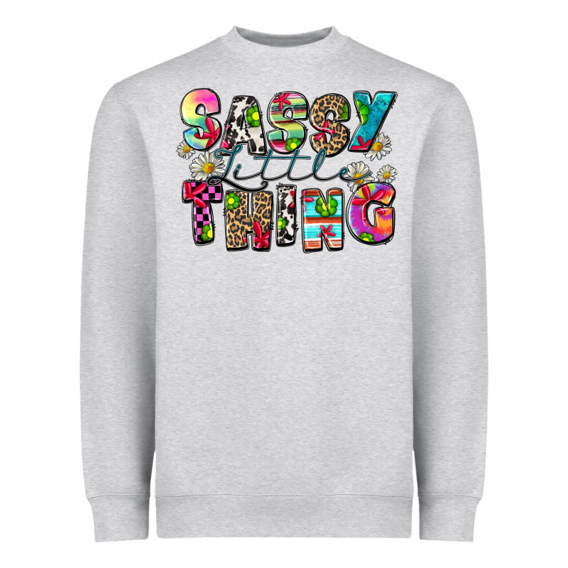 Sassy Little Thing Heavyweight Sweatshirt by Zillion Design Studio | Teevron