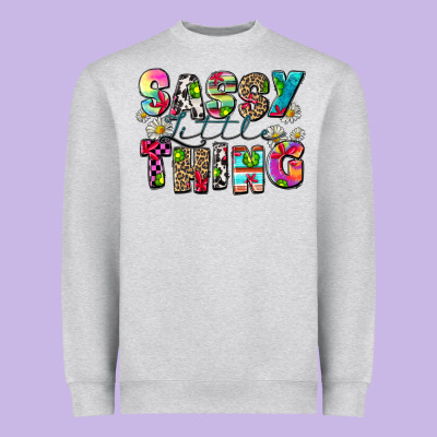 Sassy Little Thing Heavyweight Sweatshirt Designed By Zillion Design Studio