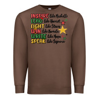 Chestnut black history malia Premium Sweatshirt - MaliasSmallBusiness