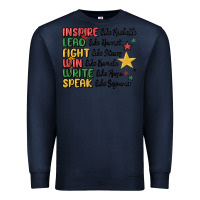 Navy black history malia Premium Sweatshirt - MaliasSmallBusiness