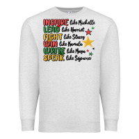 Oatmeal Heather black history malia Premium Sweatshirt - MaliasSmallBusiness