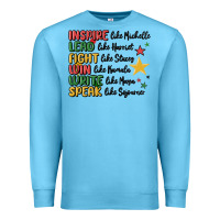 Ocean Blue black history malia Premium Sweatshirt - MaliasSmallBusiness