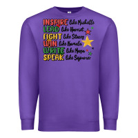 Purple black history malia Premium Sweatshirt - MaliasSmallBusiness