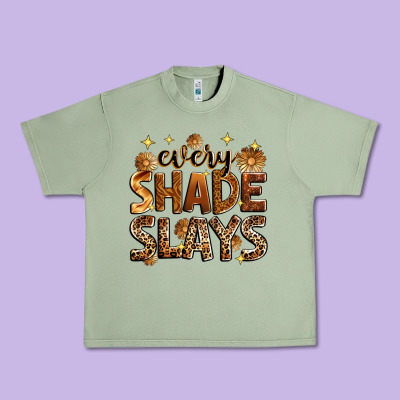 Every Shade Slays Urban Heavy Tee Designed By Zillion Design Studio