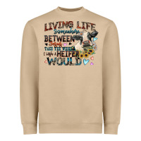 Mushroom living life somewhere between jesus take the wheel Heavyweight Sweatshirt - Zillion Design Studio