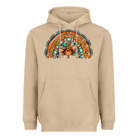 Mushroom turquoise thanksgiving turkey rainbow Heavyweight Hoodie - Jasminsmagicworld