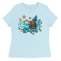 Baby Blue cozy season Ladies Tee - AdoDesignShop