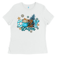 White cozy season Ladies Tee - AdoDesignShop
