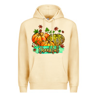 Pina Colada thankful pumpkins with glitter Premium Hoodie - MaliasSmallBusiness