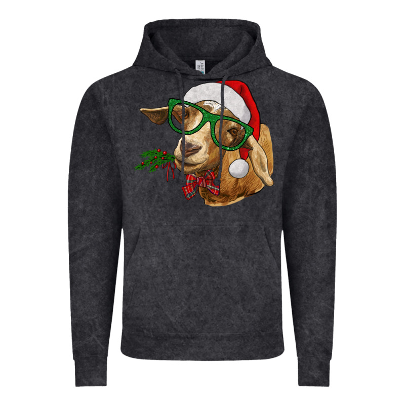 Christmas Glasses Goat Vintage Hoodie by RanaPortraitStore | Teevron
