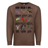 Chestnut god says i am hunting Premium Sweatshirt - MaliasSmallBusiness