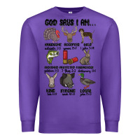 Purple god says i am hunting Premium Sweatshirt - MaliasSmallBusiness