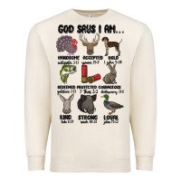Sandshell god says i am hunting Premium Sweatshirt - MaliasSmallBusiness