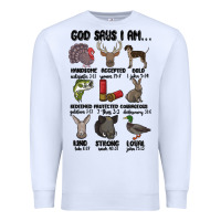 White god says i am hunting Premium Sweatshirt - MaliasSmallBusiness