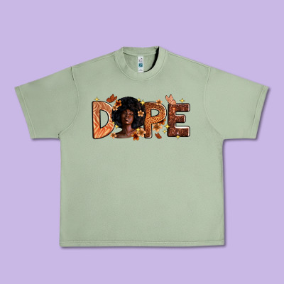 Dope Melanin Urban Heavy Tee Designed By Zillion Design Studio