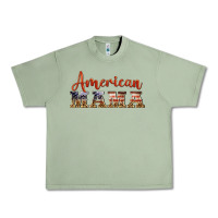 Oil Green american mama Urban Heavy Tee - BarkalooDesign