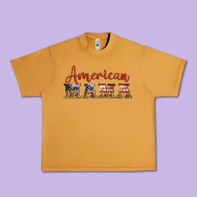 American Mama Urban Heavy Tee Designed By Barkaloodesign