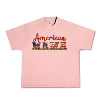 Salmon american mama Urban Heavy Tee - BarkalooDesign