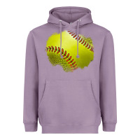 Lavender leopard softball patch Heavyweight Hoodie - Jasminsmagicworld