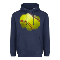 Navy leopard softball patch Heavyweight Hoodie - Jasminsmagicworld