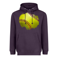 Plum leopard softball patch Heavyweight Hoodie - Jasminsmagicworld