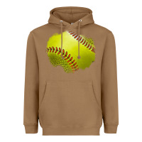 Toasted Coconut leopard softball patch Heavyweight Hoodie - Jasminsmagicworld