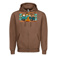 Chestnut fall gnomes truck sippy cup Zipper Hoodie - Artiststas