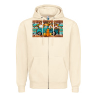 Sandshell fall gnomes truck sippy cup Zipper Hoodie - Artiststas