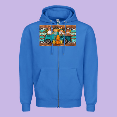 Fall Gnomes Truck Sippy Cup Zipper Hoodie Designed By Artiststas