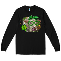 Black Charolais St. Patrick's Day Long Sleeve Tee - OliviaCreatesArt