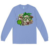 Colony Blue Charolais St. Patrick's Day Long Sleeve Tee - OliviaCreatesArt