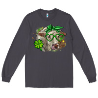 Smoke Charolais St. Patrick's Day Long Sleeve Tee - OliviaCreatesArt