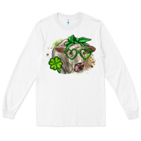 White Charolais St. Patrick's Day Long Sleeve Tee - OliviaCreatesArt