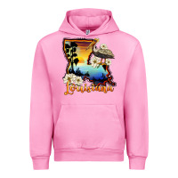 Fuchsia Pink louisiana  sunset map magnolia Urban Hoodie - BarkalooDesign