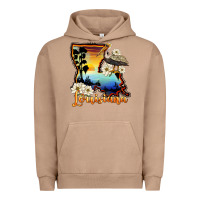 Pigment Burro louisiana  sunset map magnolia Urban Hoodie - BarkalooDesign