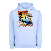 Pigment Grape Ice louisiana  sunset map magnolia Urban Hoodie - BarkalooDesign