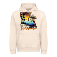 Sandshell louisiana  sunset map magnolia Urban Hoodie - BarkalooDesign