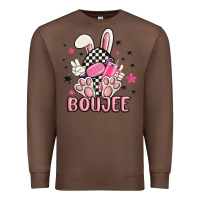 Chestnut boujee checkered easter bunny egg trending Premium Sweatshirt - MaliasSmallBusiness