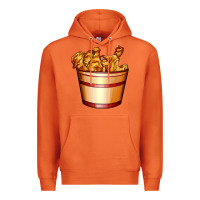 Carrot nugget and nuggets basket Premium Hoodie - AdoDesignShop