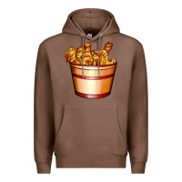 Chestnut nugget and nuggets basket Premium Hoodie - AdoDesignShop