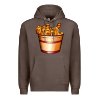 Coffee nugget and nuggets basket Premium Hoodie - AdoDesignShop
