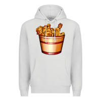 Dove Grey nugget and nuggets basket Premium Hoodie - AdoDesignShop