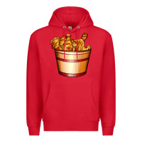 Red nugget and nuggets basket Premium Hoodie - AdoDesignShop