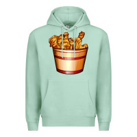 Seafoam nugget and nuggets basket Premium Hoodie - AdoDesignShop
