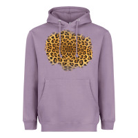 Lavender leopard patch Heavyweight Hoodie - Jasminsmagicworld