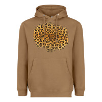 Toasted Coconut leopard patch Heavyweight Hoodie - Jasminsmagicworld