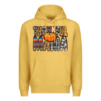Antique Gold Thankful Mama Premium Hoodie - MaliasSmallBusiness