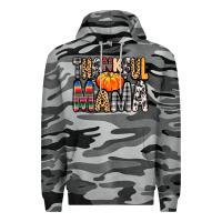 Slate Camo Thankful Mama Premium Hoodie - MaliasSmallBusiness