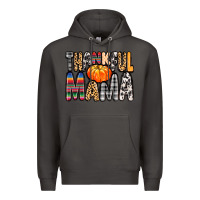 Smoke Thankful Mama Premium Hoodie - MaliasSmallBusiness