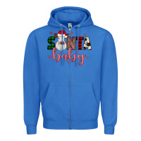 True Royal Santa baby Cow Zipper Hoodie - JahusDesignShop